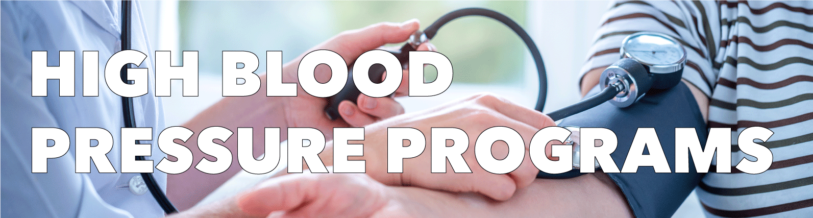 High Blood Pressure Programs Title Image